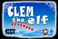 Clem the Retarded Elf (Homebrew) — Title screen
